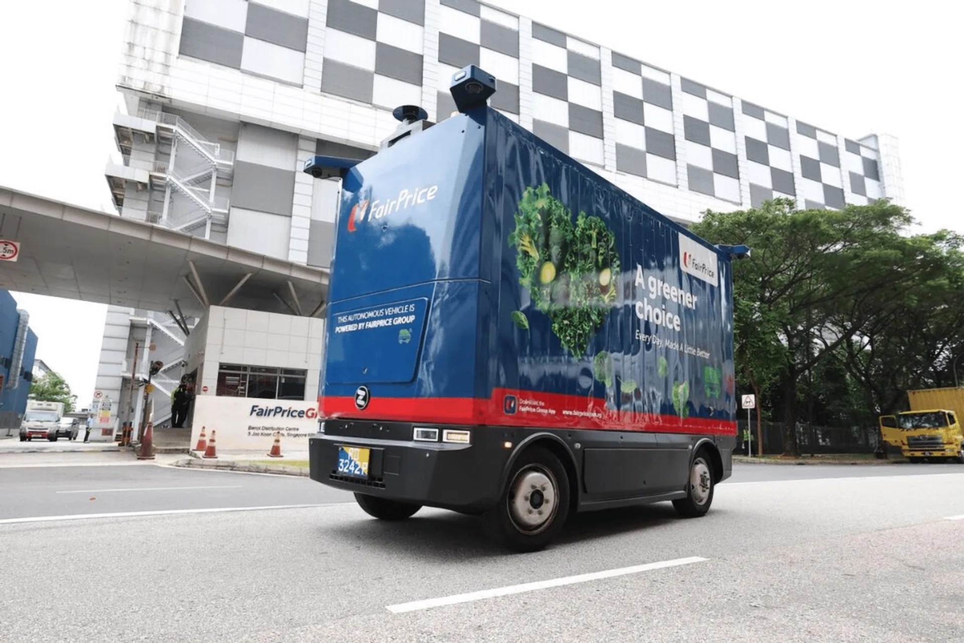 Fairprice Group self-driving vehicle