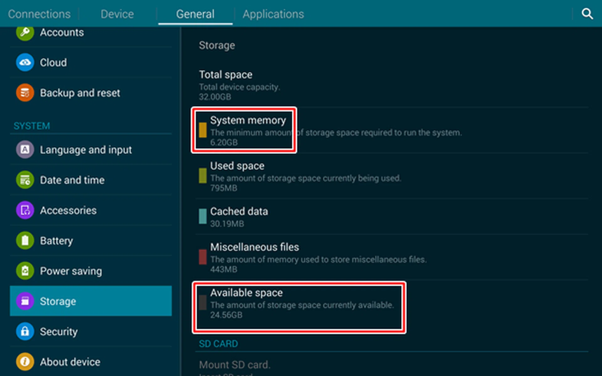 The above listed apps take up about 795MB of storage space alongside Google Mobile Services.