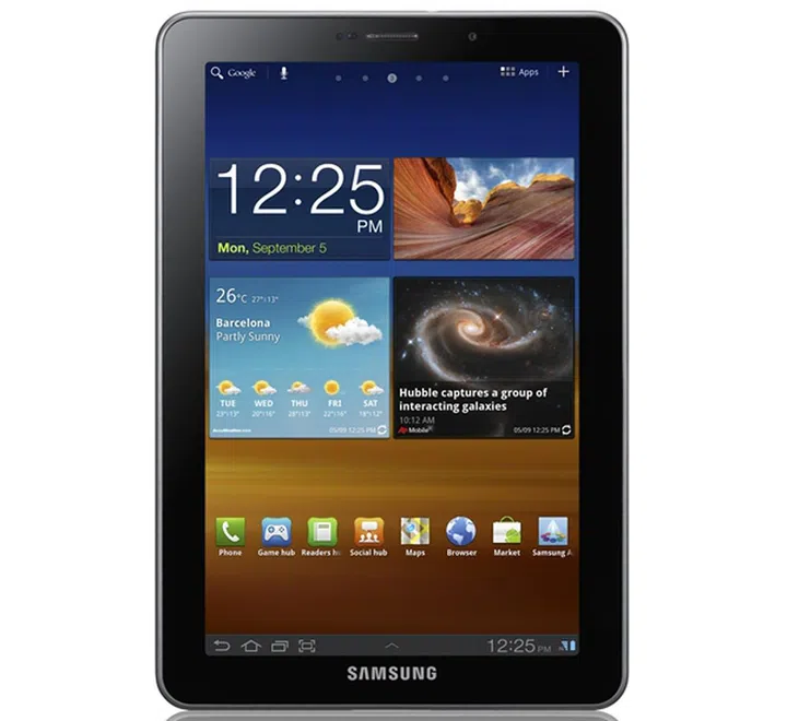 The Galaxy Tab 7.7 is the first and only tablet from Samsung to come with an AMOLED display.