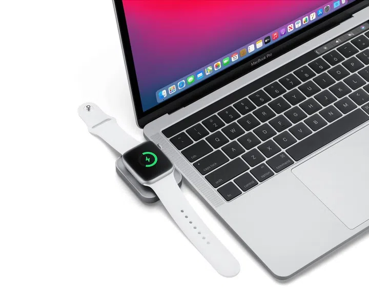 The Satechi USB-C Watch AirPods Charger. <br>Image source: Apple