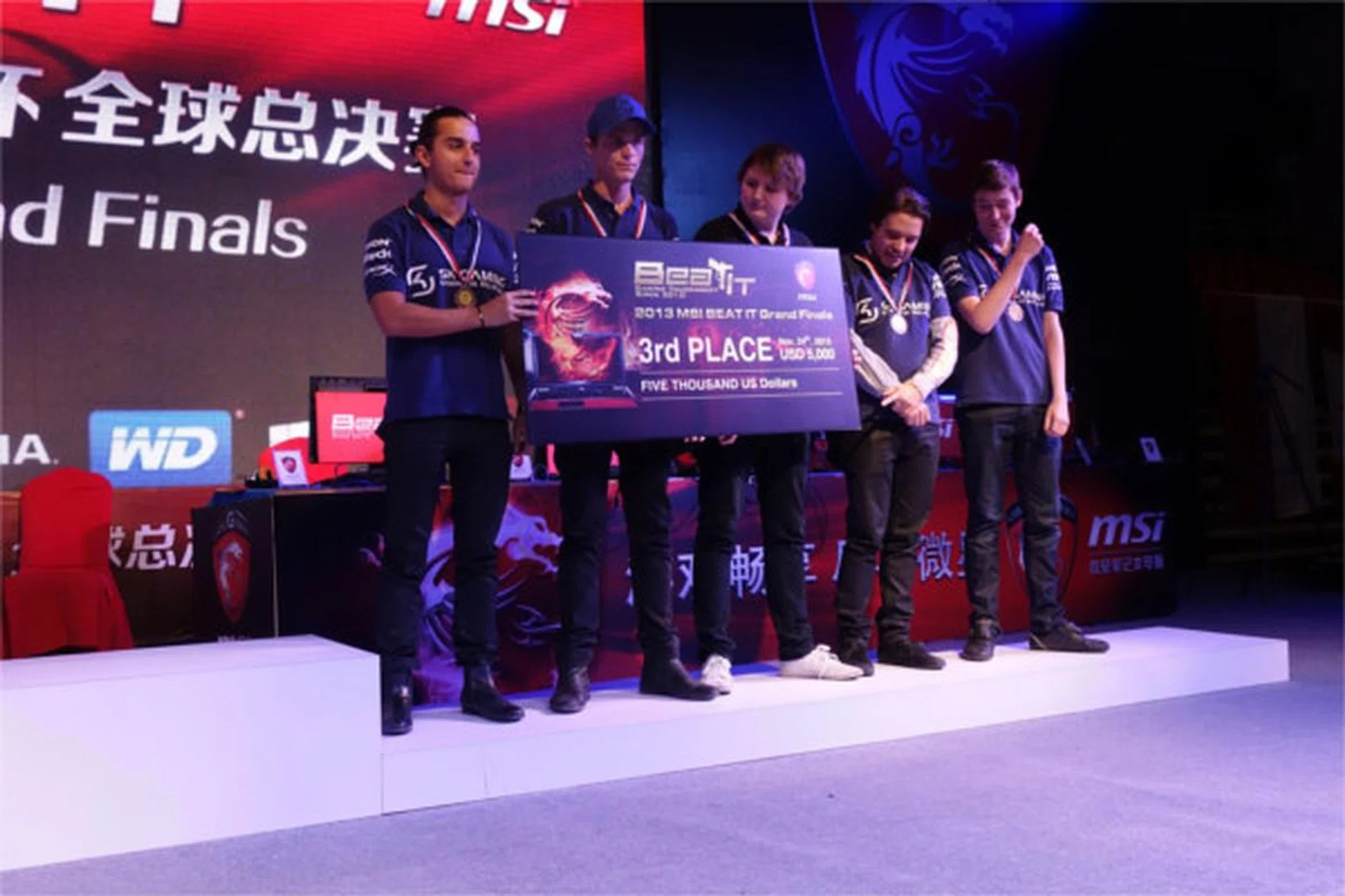 3rd place: SK Gaming.
