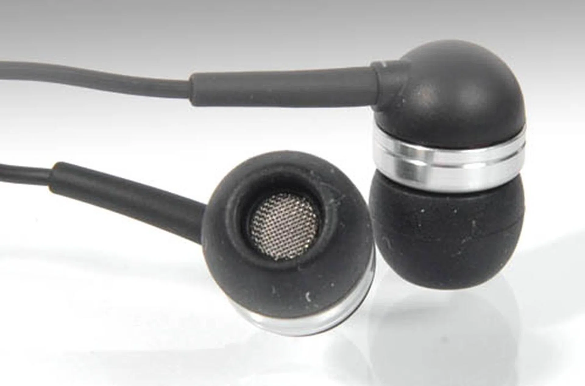 The MM50 uses in-ear earphones similar to the CX 300.