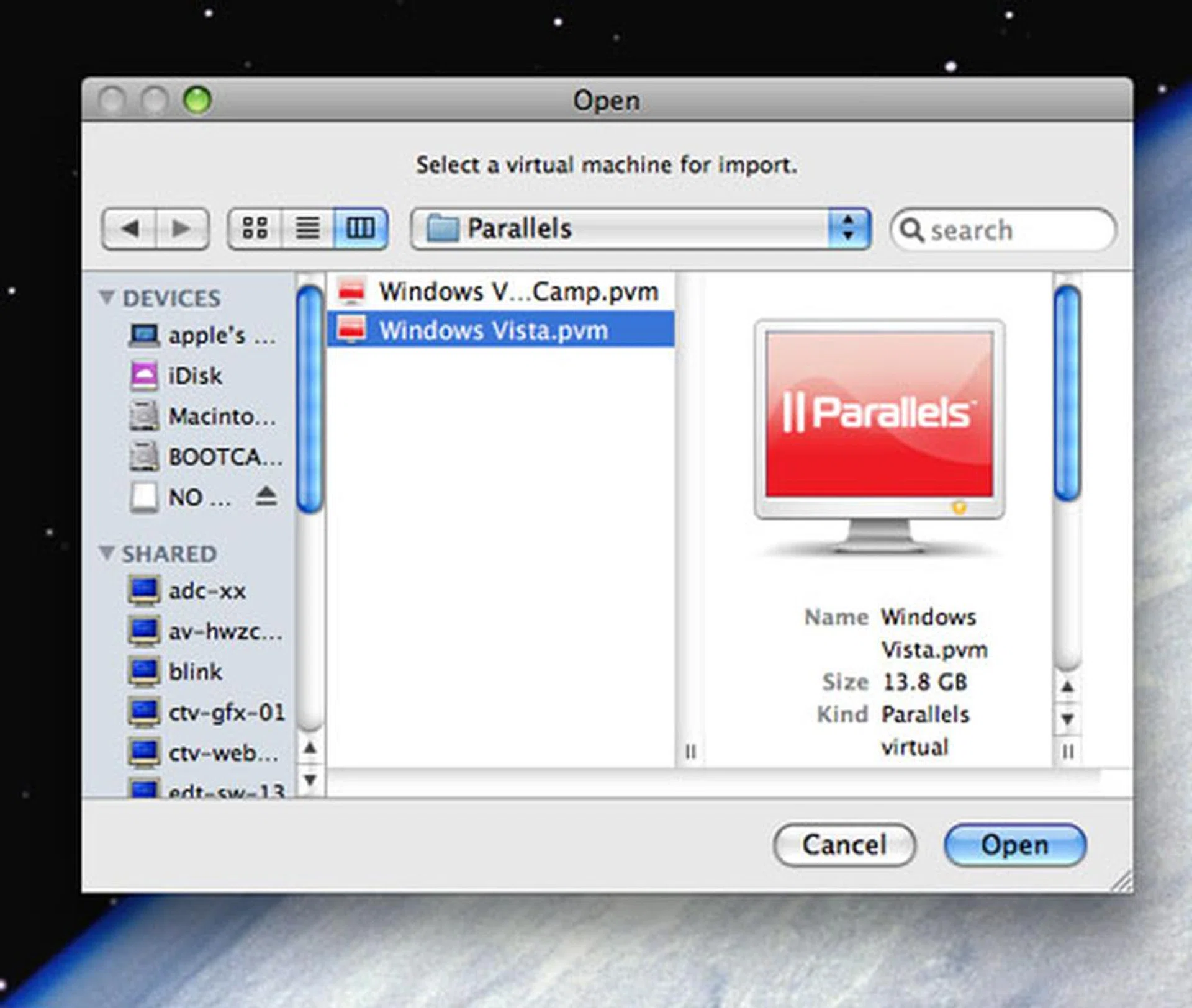 Along with the latest version, you can now import existing Parallels VM files over to Fusion. The process is relatively simple and took slightly more than half an hour to complete. 