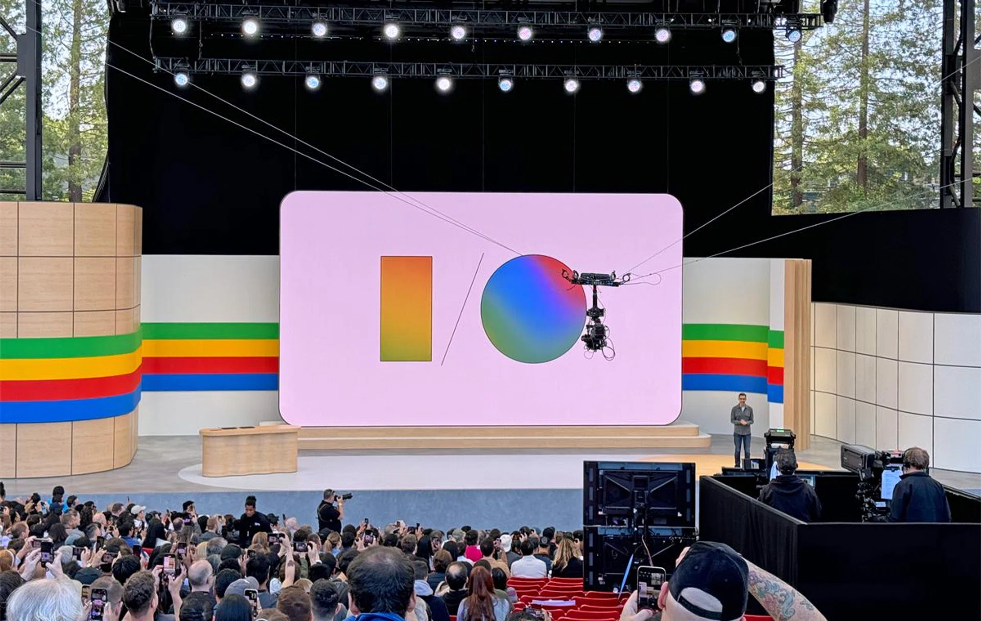 Google I/O 2024 at Shoreline Amphitheatre.