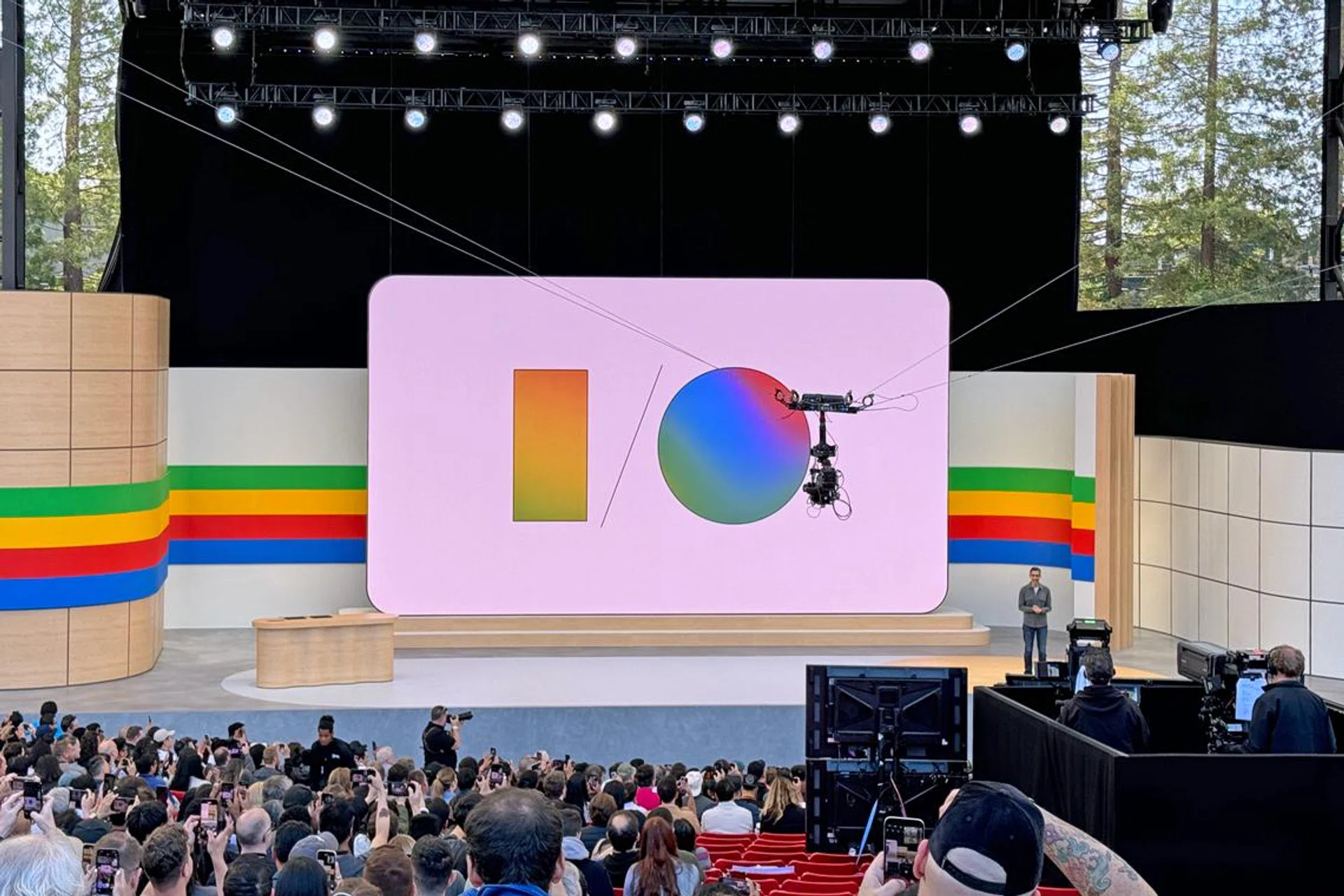 Google I/O 2024 at Shoreline Amphitheatre.