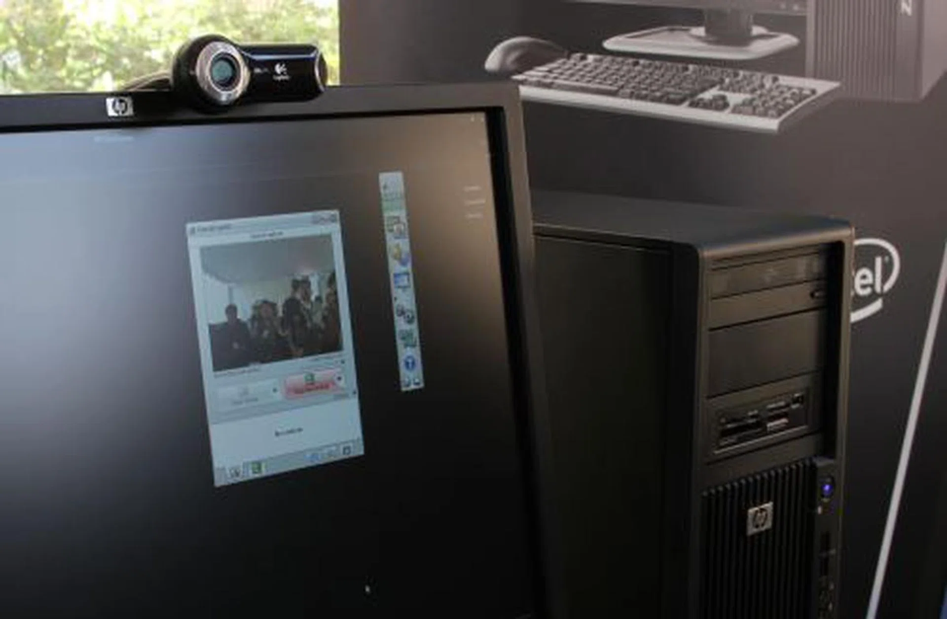 Also demonstrated was HP's Skyroom software, also preloaded on new HP workstations. Skyroom enables live, real-time collaboration with high fidelity audio, HD video and 3D application sharing.