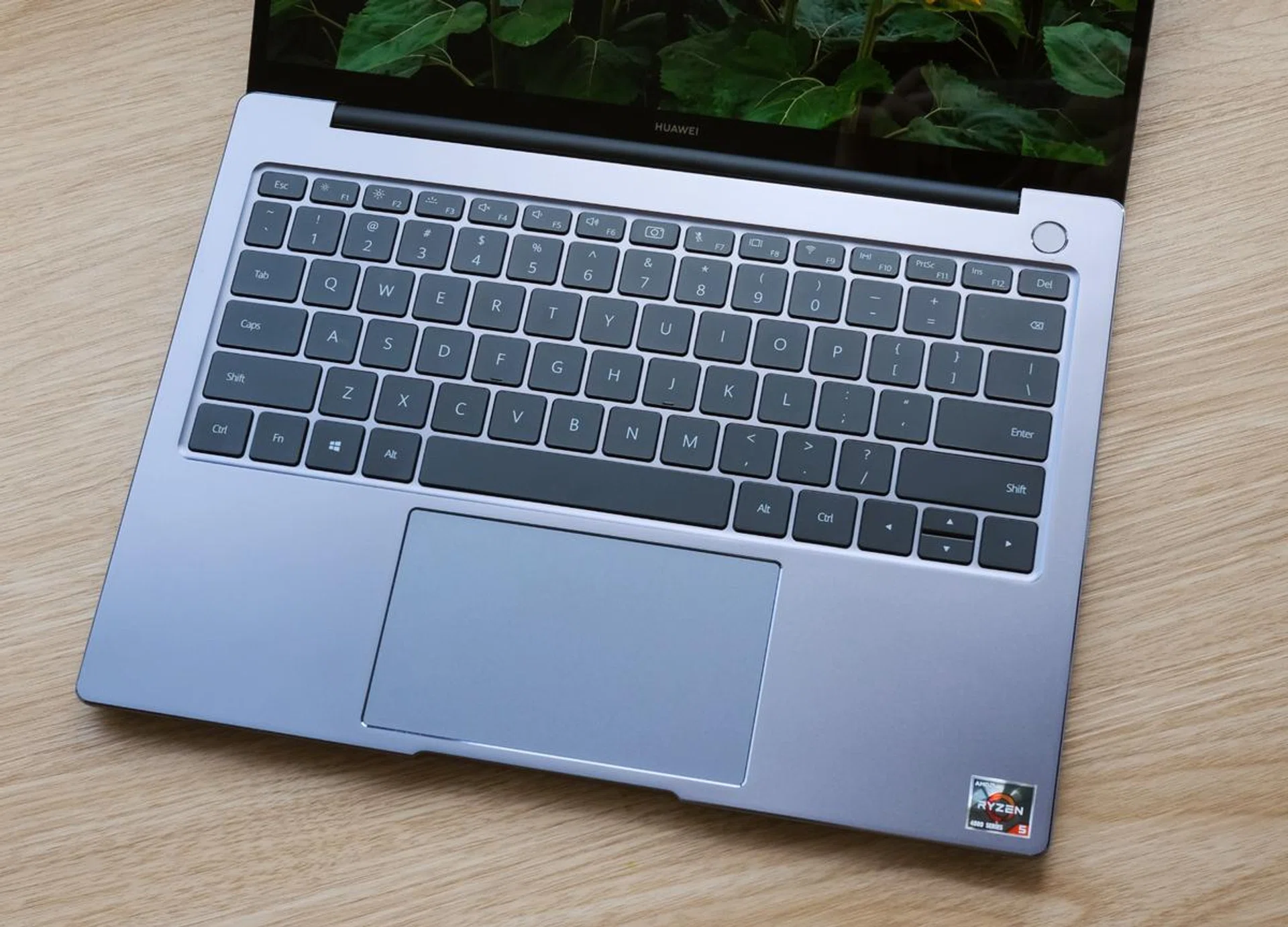 The trackpad is large and the keyboard is decent to type on.