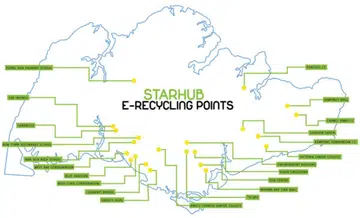 Click for a list of locations. (Image source: http://letsnotforgetewaste.sg/)