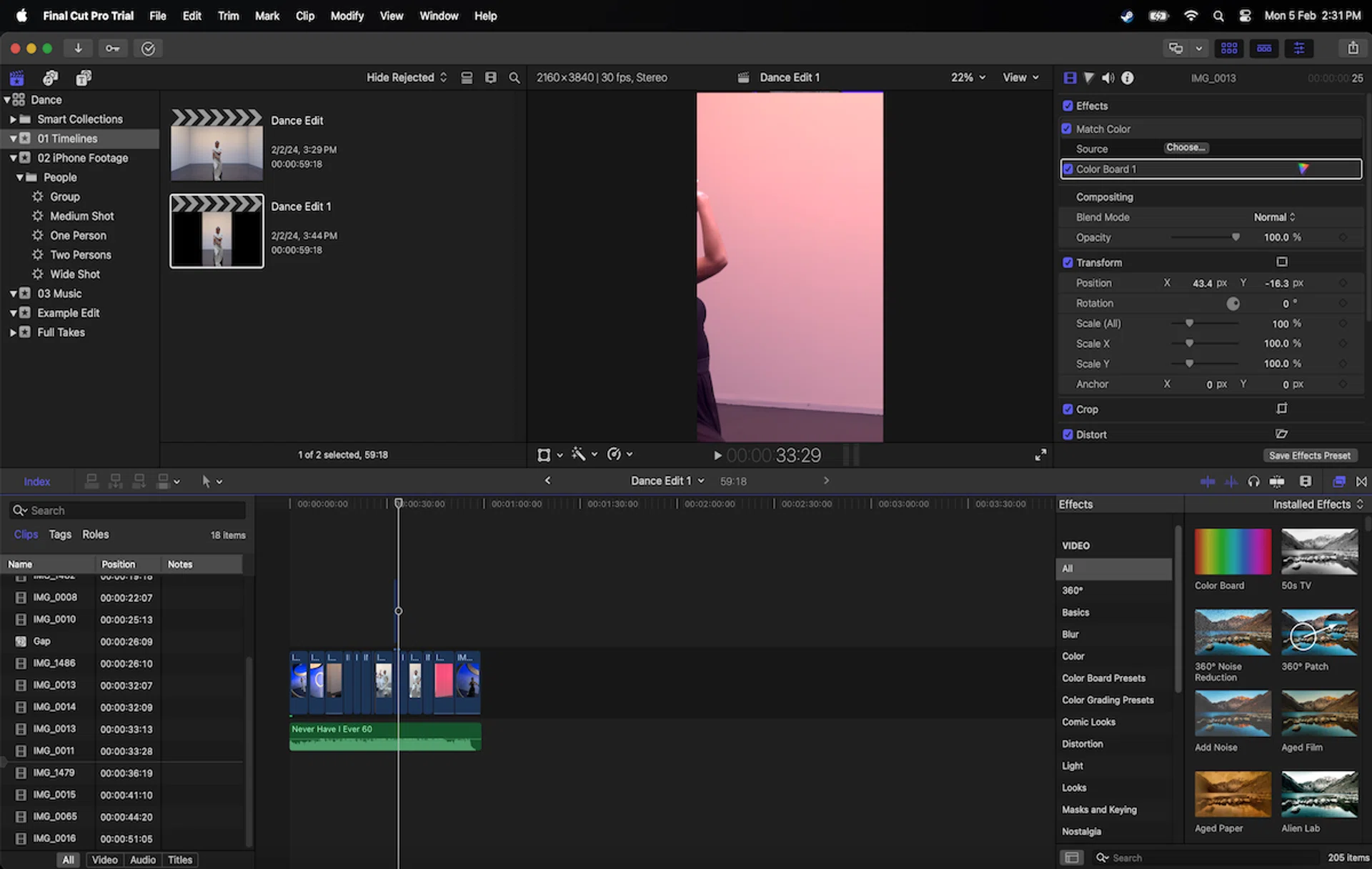 Empty frame because of large movements or position changes.