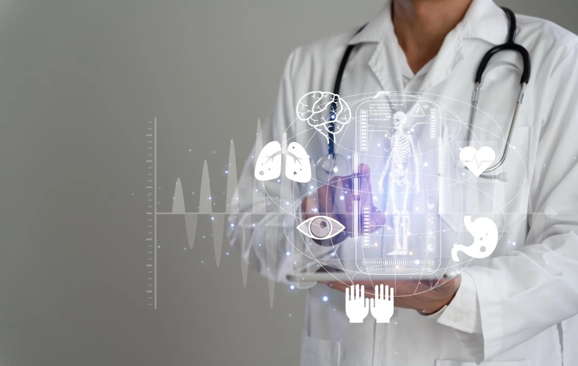 The use of predictive AI in healthcare will make getting a diagnosis easier and more reliable. Photo: Vecteezy.