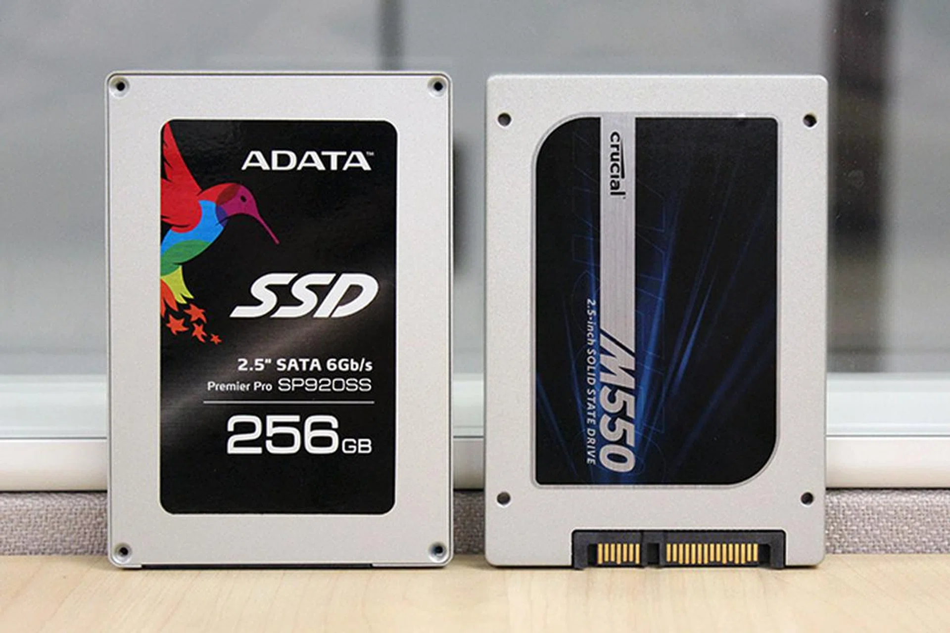 Meet the two latest mainstream SSDs to hit the local market - the ADATA Premier Pro SP920SS and Crucial M550.