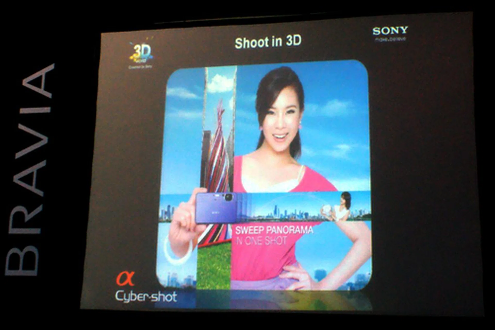 Apart from their BRAVIA TVs, Sony is also bringing the 3D hype to their Cybershot and Alpha cameras such as the TX9 from the T Series.