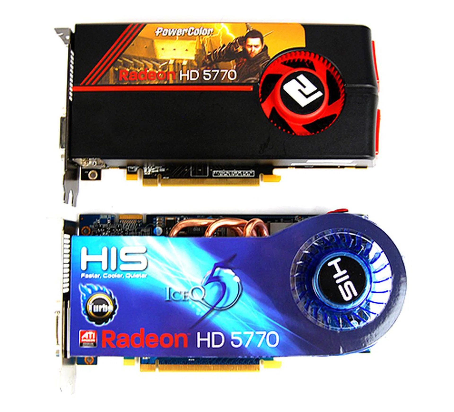 The HIS HD 5770 IceQ 5 Turbo looks very much like any other HIS card employing their unique IceQ coolers.