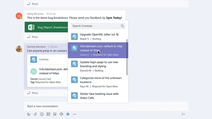 Compose extensions are coming to Microsoft Teams.