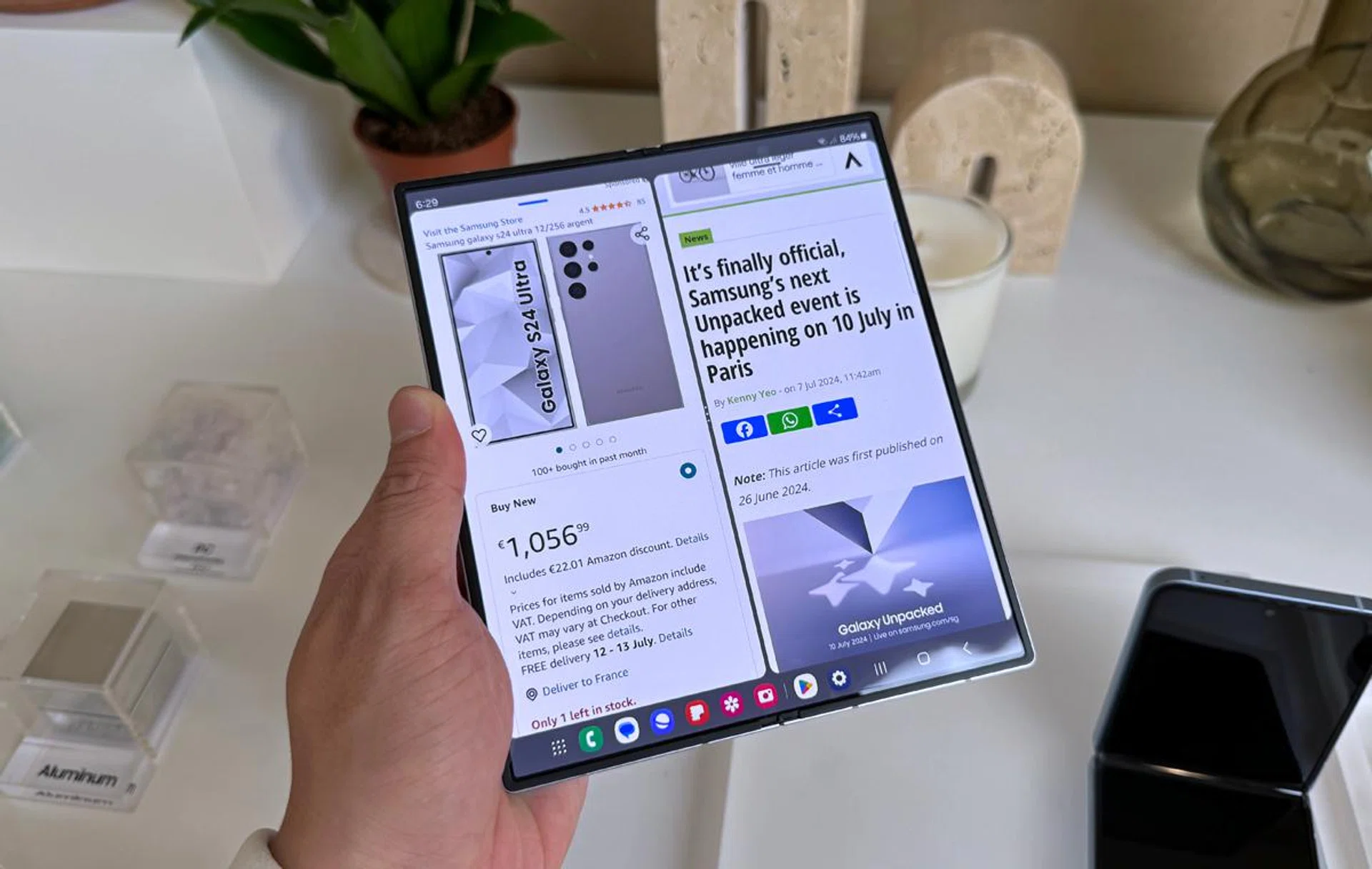 Samsung Galaxy Z Fold6. Photo: HWZ.