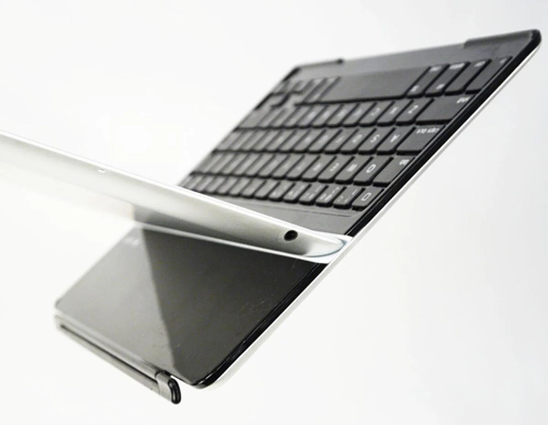 Place your iPad in landscape with its left side facing the slot found on the Logitech keyboard cover. It would snap in place because of the magnets in your tablet, allowing you to easily and securely move them together.