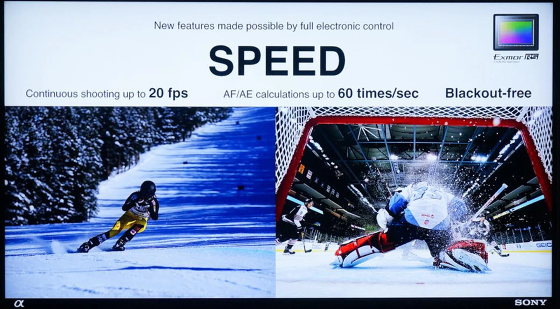 Speed is certainly one of the A9's greatest strengths.