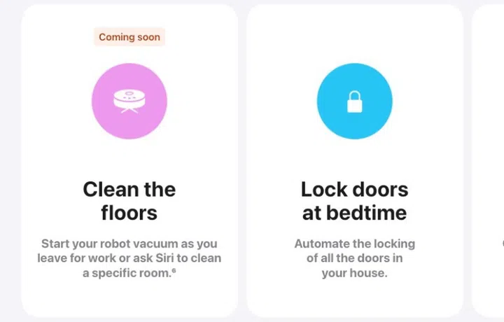 The feature to control robot vacuums with Siri will only be available in early 2025.