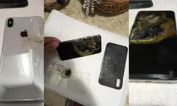 Photos of the burnt iPhone XS Max. <br>Image source: Josh Hillard/ iDrop News