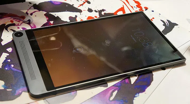 In this photo angle, you'll notice the prominently located Intel RealSense Snapshot Depth Camera which is at the bottom left of the display. You would think there would be multiple cameras to enable its capability, but is in fact enabled only with just a single camera.