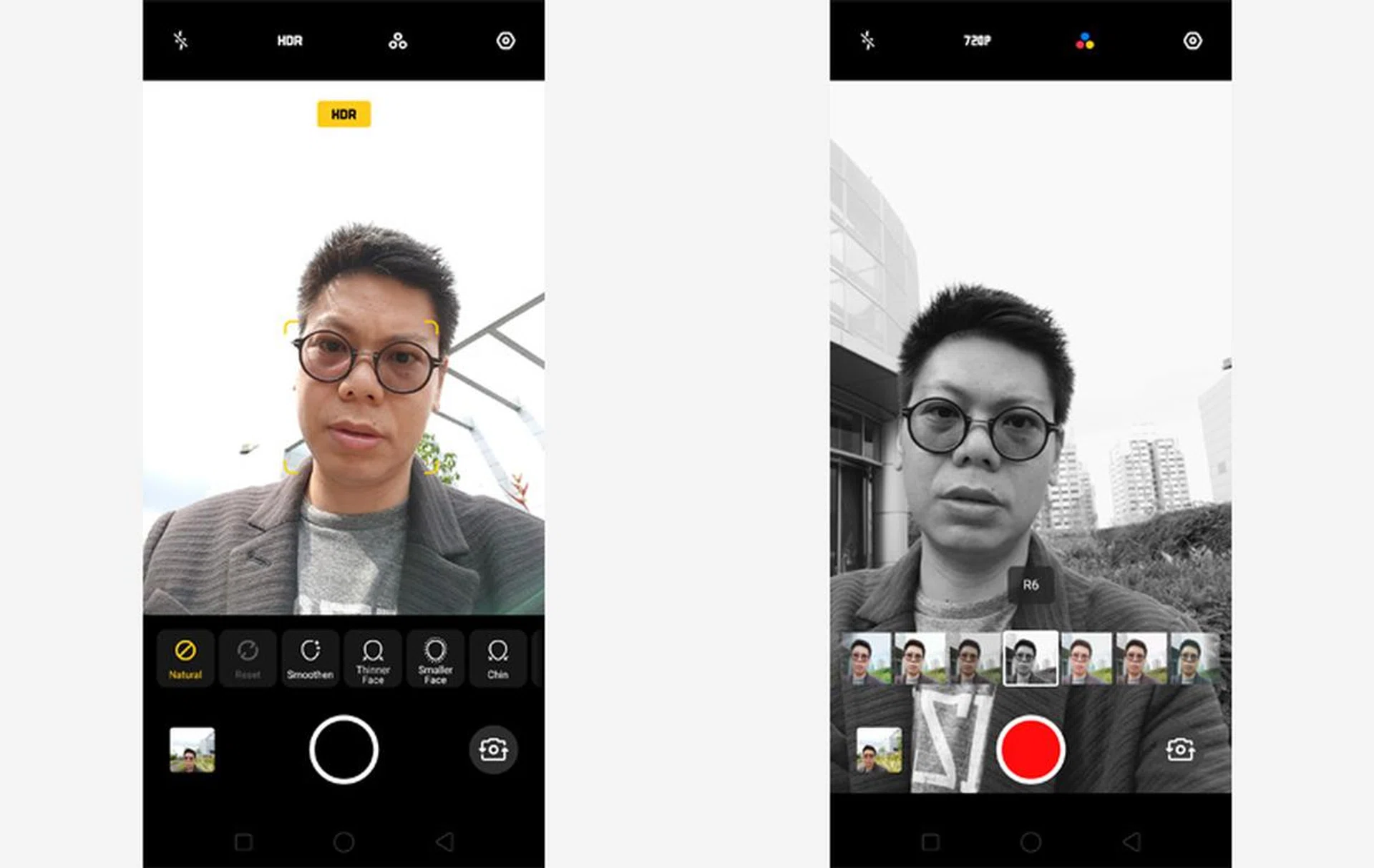 Plenty of filters for your selfies.