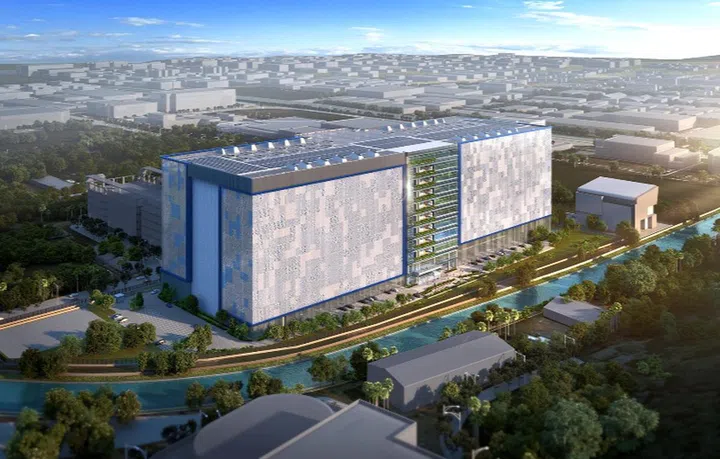 Concept of the Singapore data centre. Image courtesy of Facebook. 