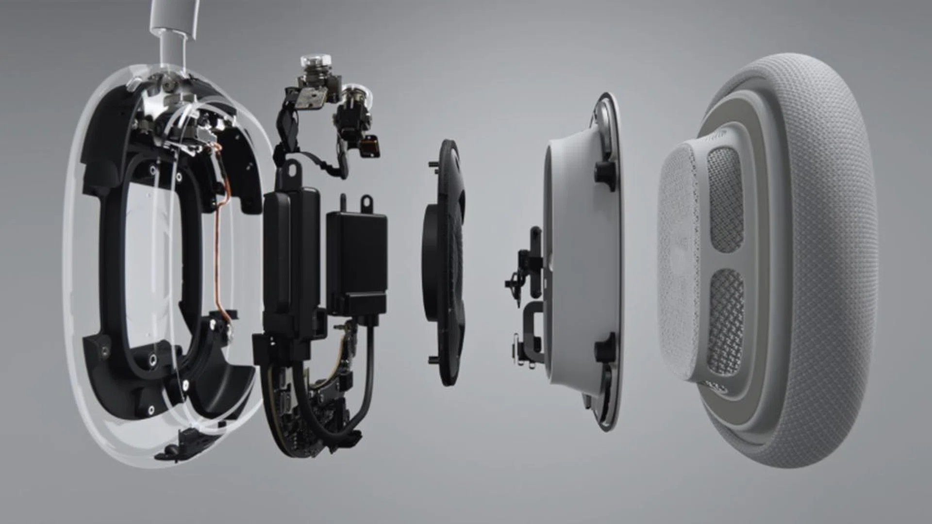 A total of 8 microphones (4 in each ear cups) listen out for unwanted noise outside and within the earcups.