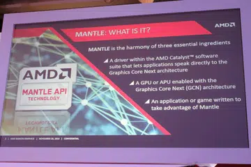 A summary of what AMD's Mantle is.