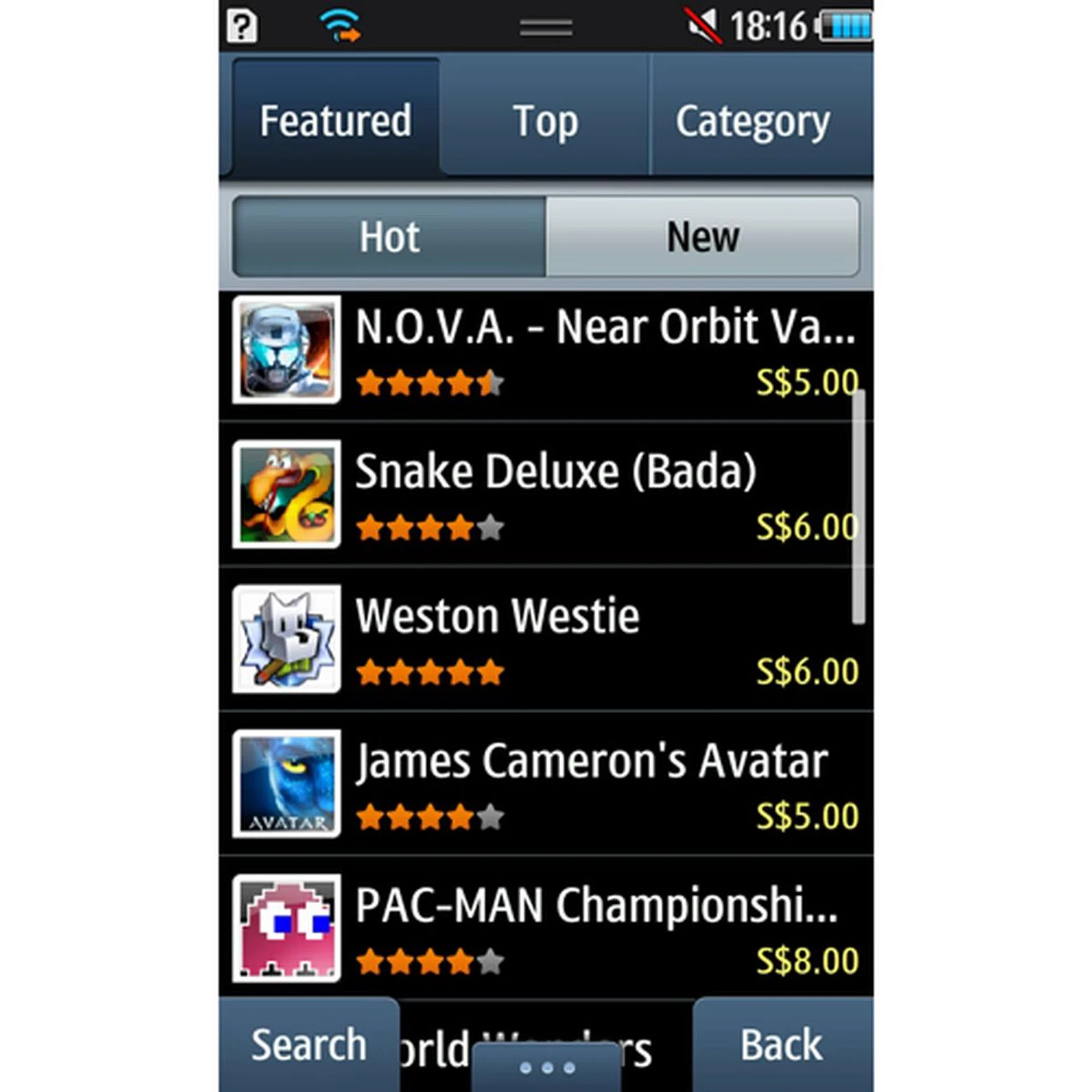 Apps have become one of the biggest driving forces for smartphones, and the Samsung Apps store aims to capture that market share. Similar to Apple's model, there's a variety of paid and free apps available on the Samsung Apps store.