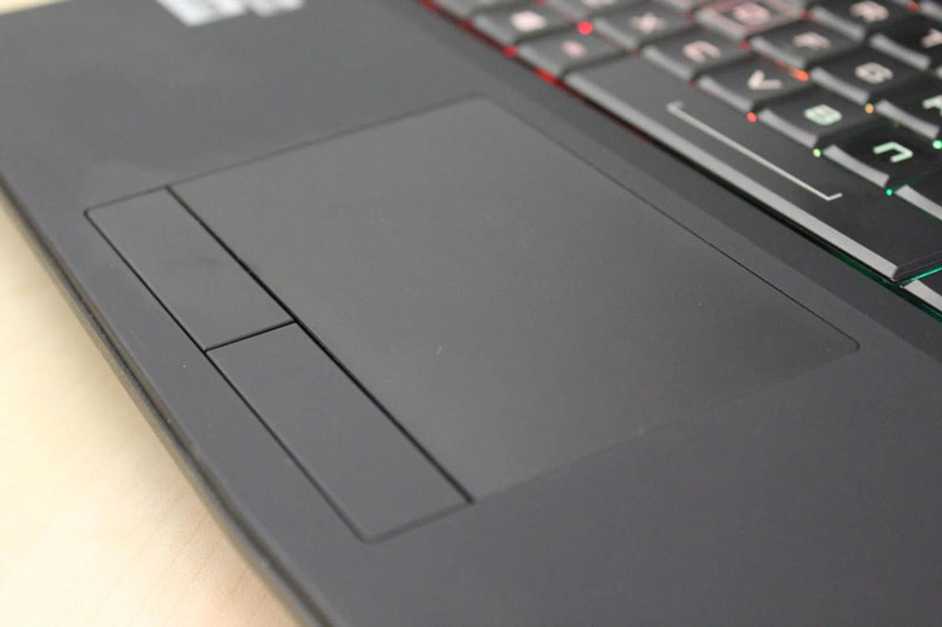 The matte trackpad is good enough for basic use and the depth of the buttons make them very satisfying to use.