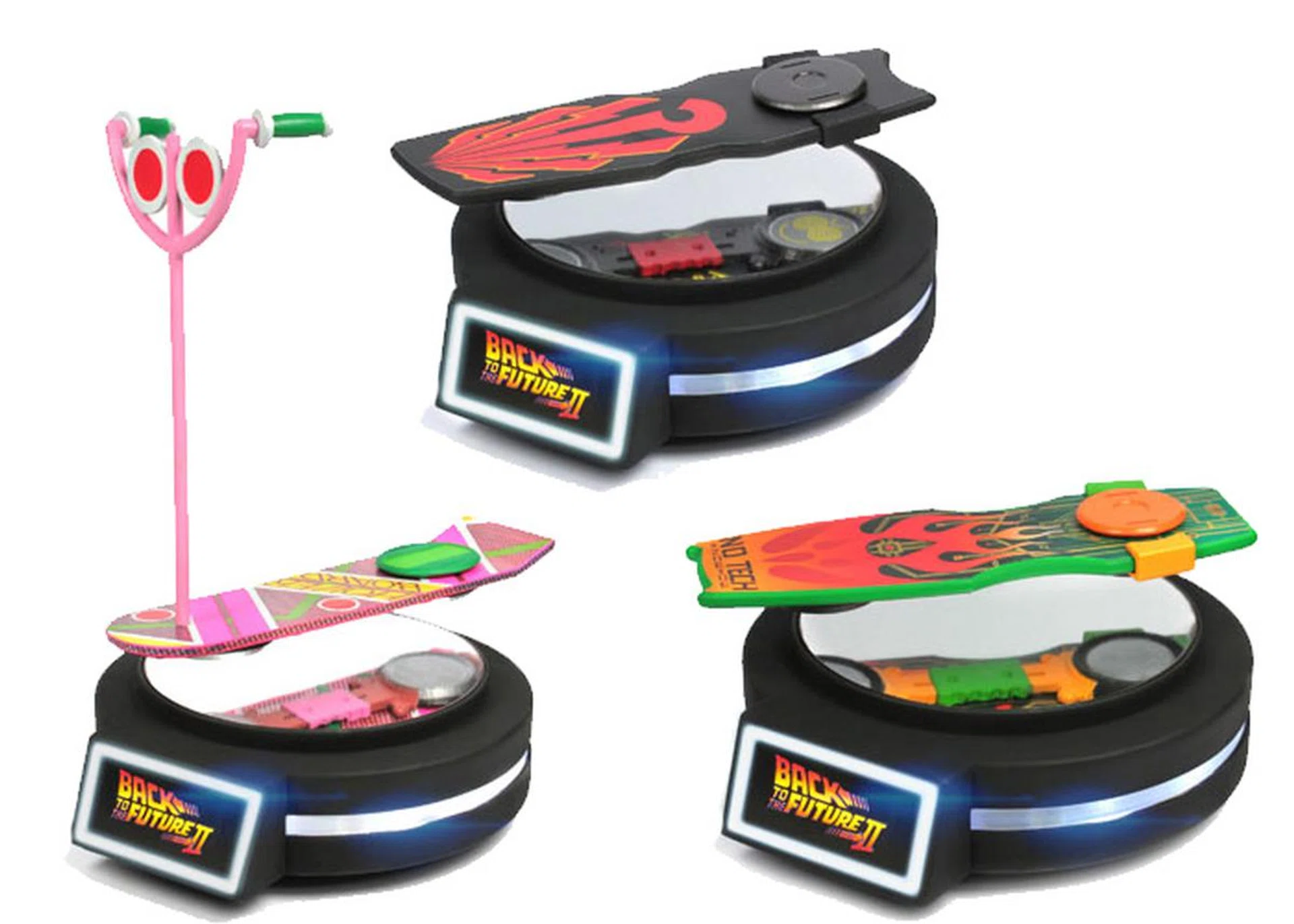 Take your pick. Think Marty's hoverboard is too girly? Prefer Griff's macho Pitbull board instead? Kids Logic has you covered.