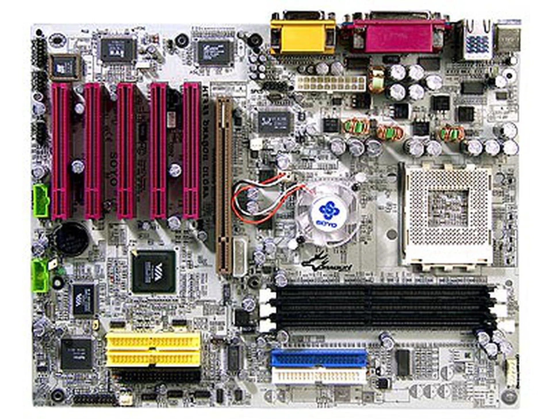 For one of the ultimate KT333 boards, there's the SOYO KT333 DRAGON Ultra Platinum Edition, which has more features than anything we had ever seen and excellent stability. 