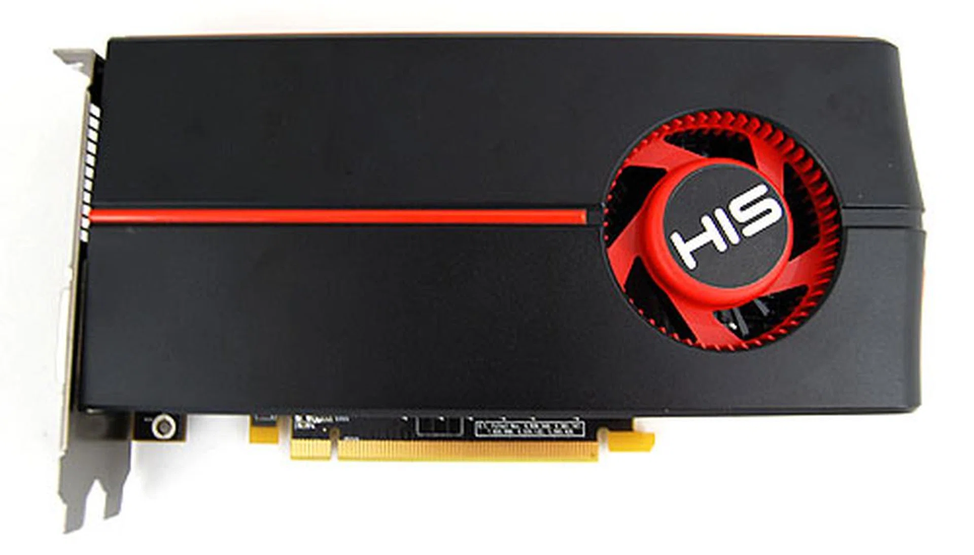 The HIS card comes with ATI's reference cooler and PCB design.