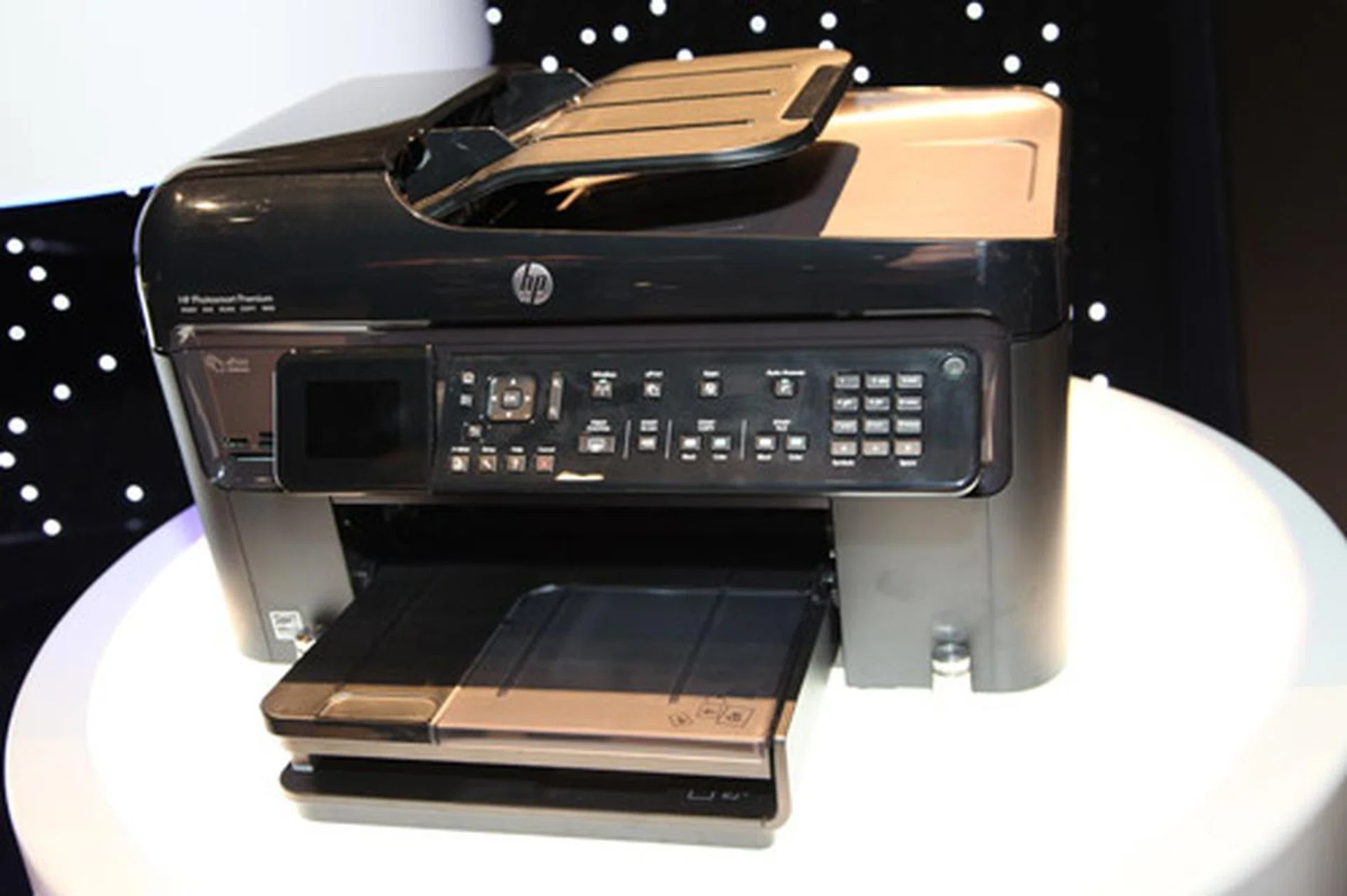 The HP Photosmart Premium Fax e-All-in-One printer.