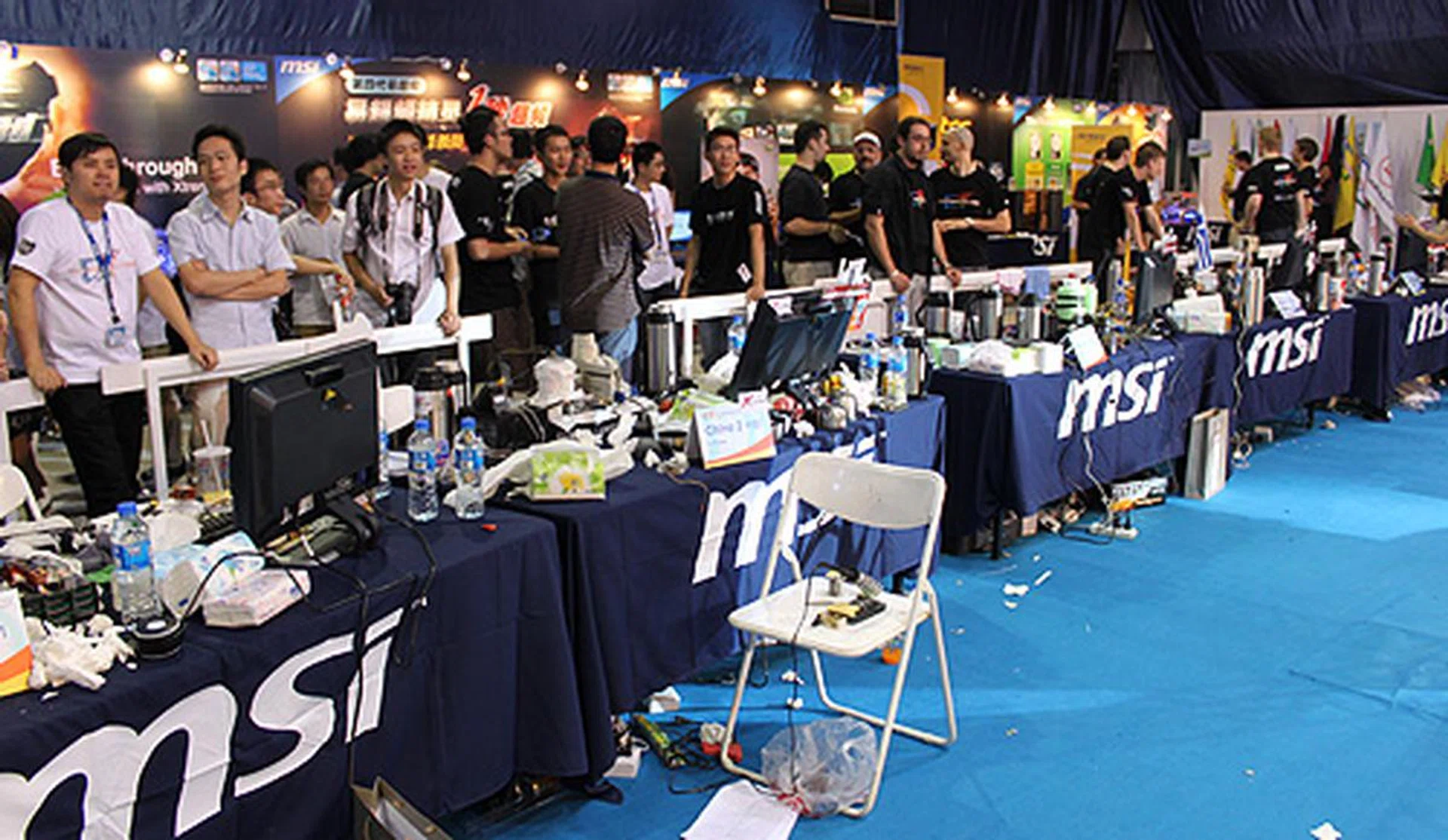 Time is over and all contestants were ordered to step away from their computers.