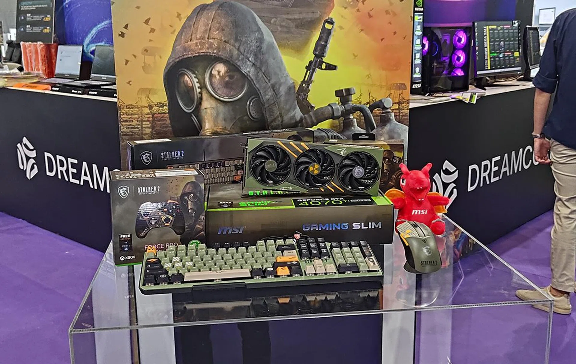 Some of the goodies you can get if you purchase an S$80 upgrade on Dreamcore's RTX 4070 Ti builds. Photo: HWZ