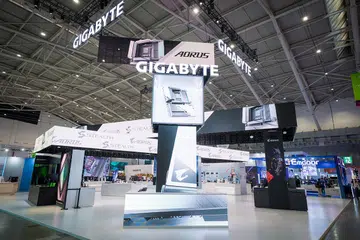 Gigabyte commemorates 40 years at Computex 2026.