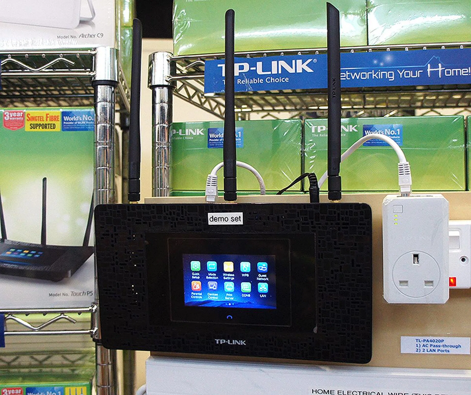 The newly launched Touch P5 from TP-Link is a AC1900 router with a touch-enabled display on its front panel for easy configuration. It is priced at $349.