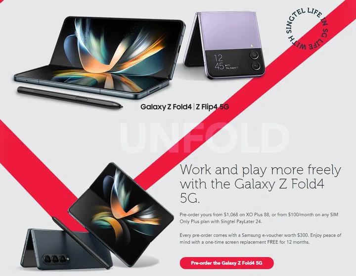 Singtel telco plans.