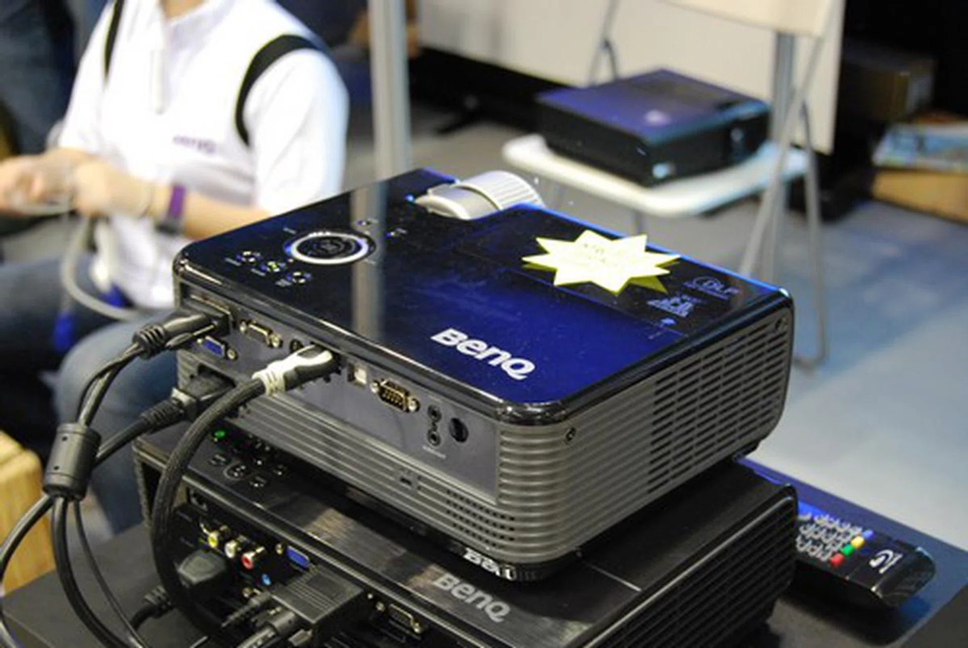 The BenQ MW 512 is both a new model and a star buy. It's a WXGA (1280 x 800), 2800 ANSI lumens, DLP 3D ready projector selling for $1099 (U.P. $1339).