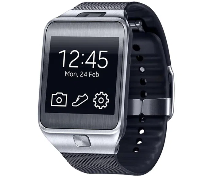 The Samsung Galaxy Gear 2 is able to make and receive calls, but it has to be tethered to a smartphone. <br>Image source: Samsung