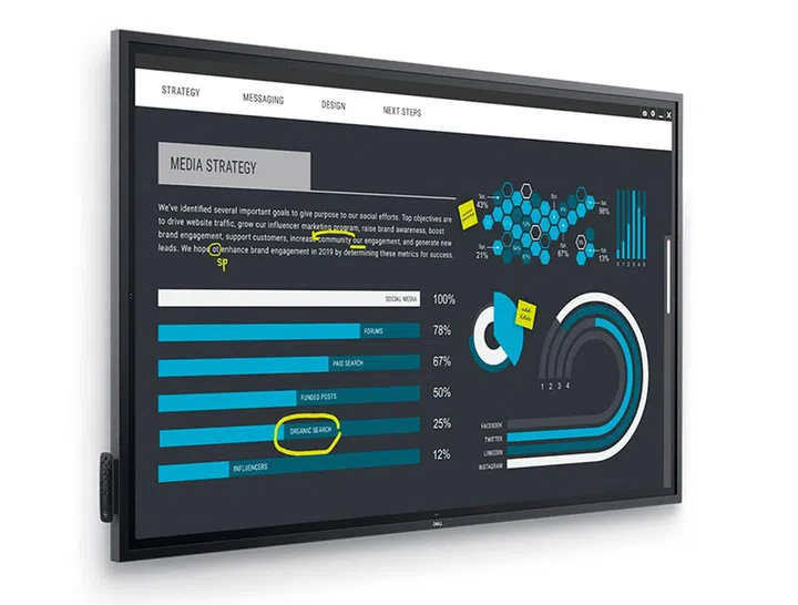 Dell 86 4K Interactive Touch Monitor