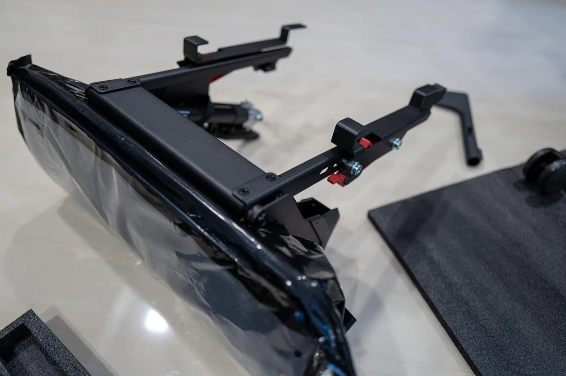 Installing the recliner add-on to our Titan Evo was a simple process that took no longer than 5 minutes. PHOTO: HWZ