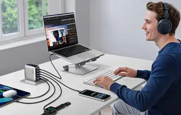 The Ugreen Nexode Pro 100W charger can charge five devices at the same time.