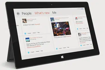 Is Microsoft working on a smaller Surface tablet? We think so. (Surface RT; Image source: Microsoft.) 