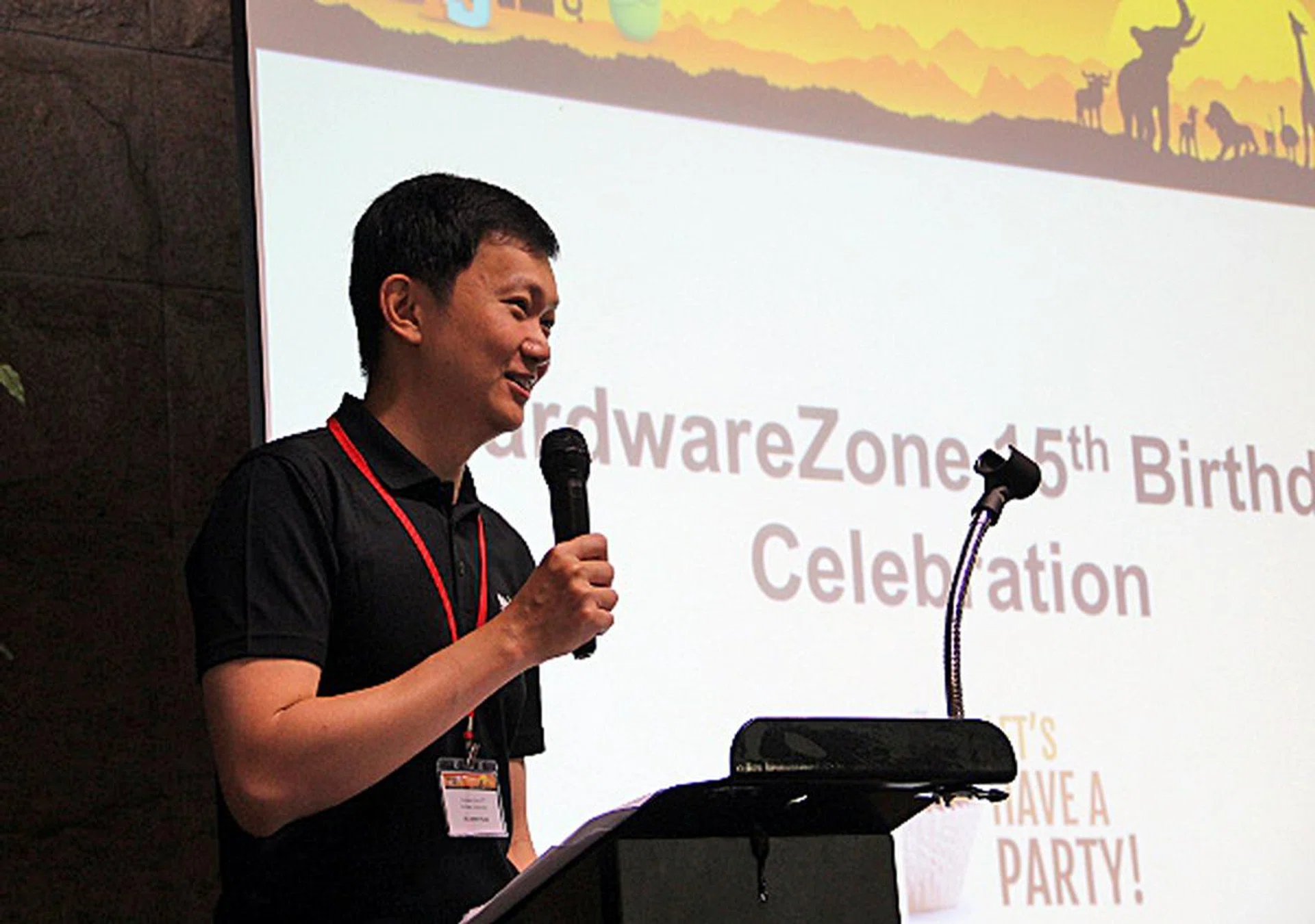 Welcome speech by Dr. Jimmy Tang, Group Editor-in-Chief of HardwareZone.