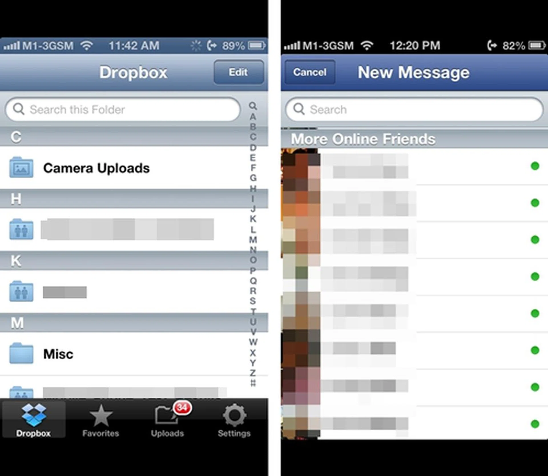 Check out the black bands below and above the apps. The last time we checked, popular apps like Dropbox and Facebook Messenger have yet to make use of the increased real estate.