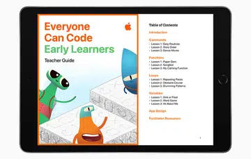 Everyone Can Code Early Learners on Apple's iPad.