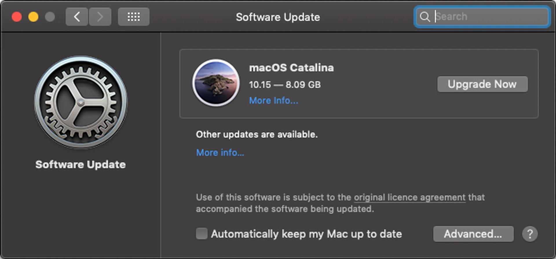 macOS Catalina is free.