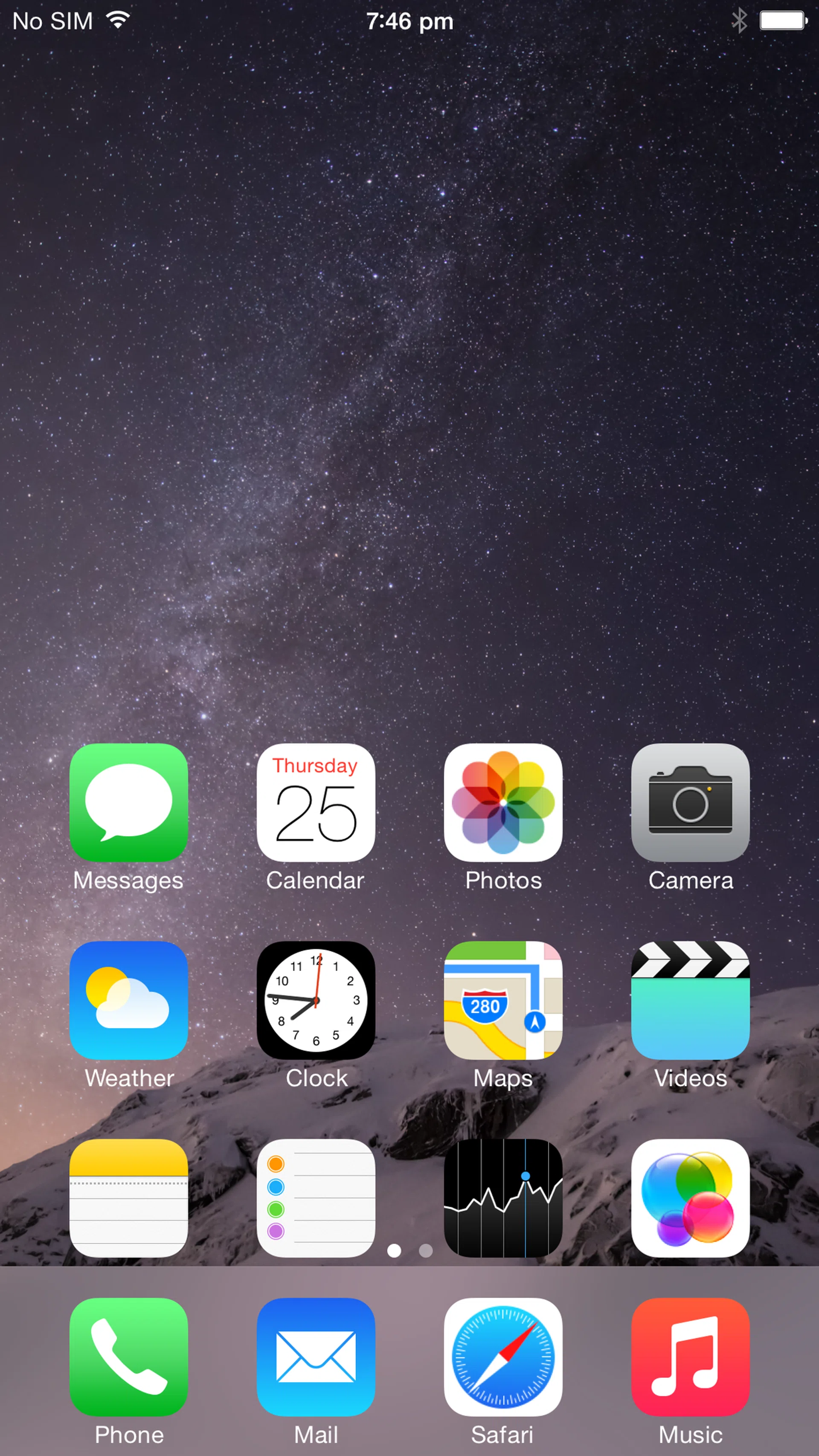 Reachability brings the top of the screen within easy reach, but its not the most intuitive feature to use.